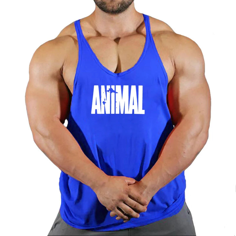 New Arrivals Bodybuilding stringer tank top man Cotton Gym sleeveless shirt men Fitness Vest Singlet sportswear workout tanktop