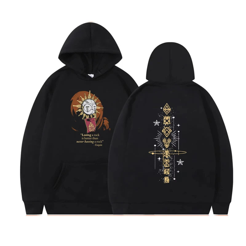 Skiing Clair Obscur Expedition 33 Hat Expedition 33 Hat Graphic Hat Fun Game Autumn and Winter Print 100% Pure Cotton Hoodie