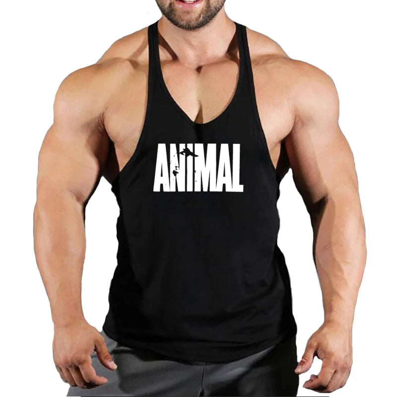 New Arrivals Bodybuilding stringer tank top man Cotton Gym sleeveless shirt men Fitness Vest Singlet sportswear workout tanktop