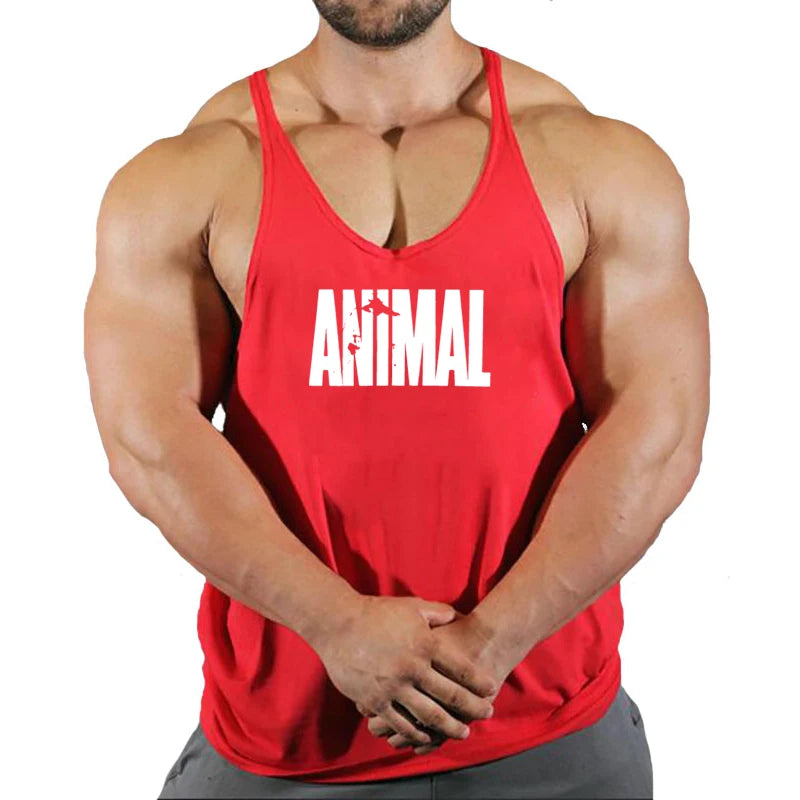 New Arrivals Bodybuilding stringer tank top man Cotton Gym sleeveless shirt men Fitness Vest Singlet sportswear workout tanktop