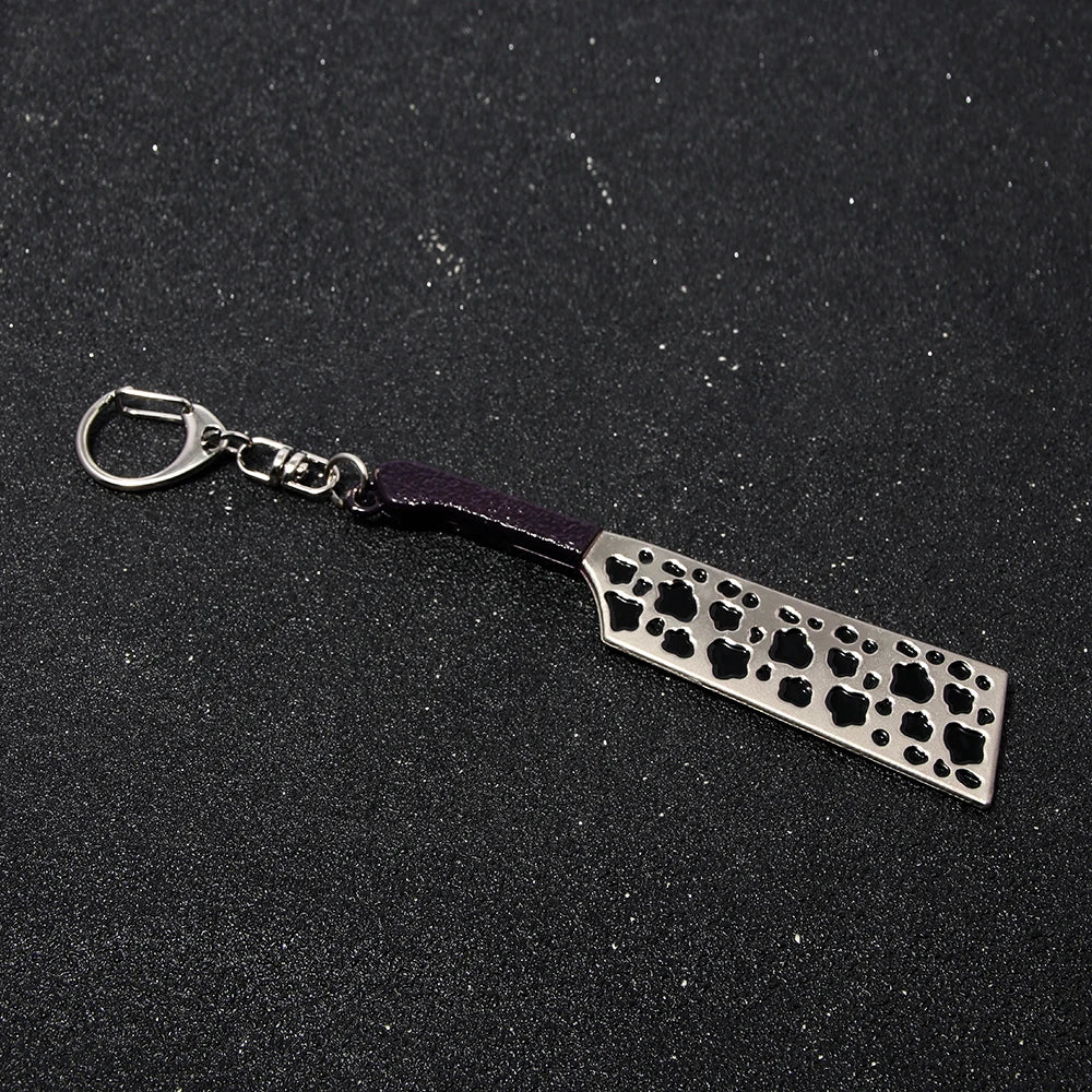 Anime Jujutsu Kaisen Keychain Nanami Kento Fushiguro Toji Weapon Model Pendant Keyring for Men Jewelry