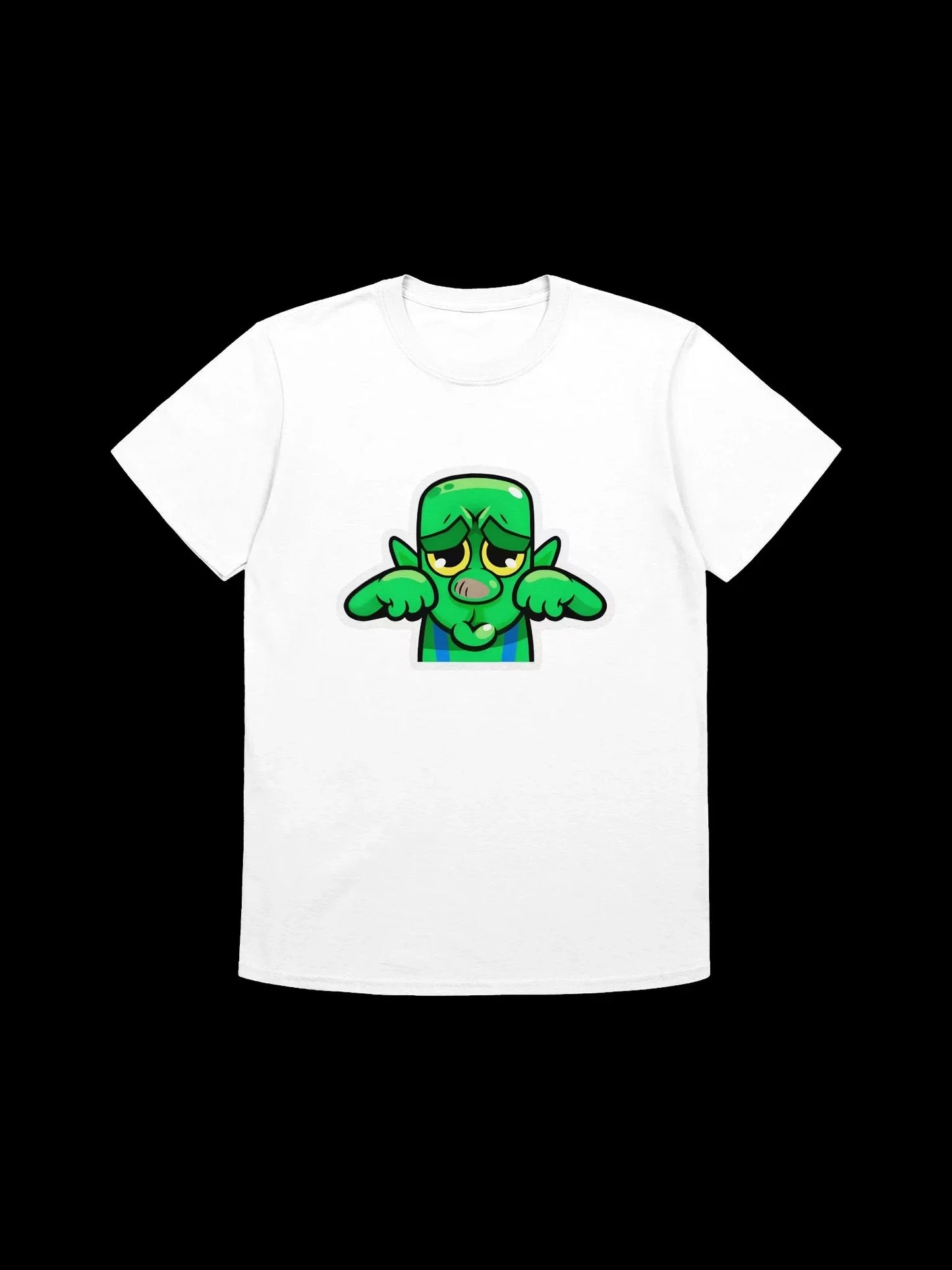 Mimimi Clash Royale Goblin Cry T-shirt Men's Personality High Quality Printed Cotton Fun T-shirt Round Neck Short Sleeved Tops