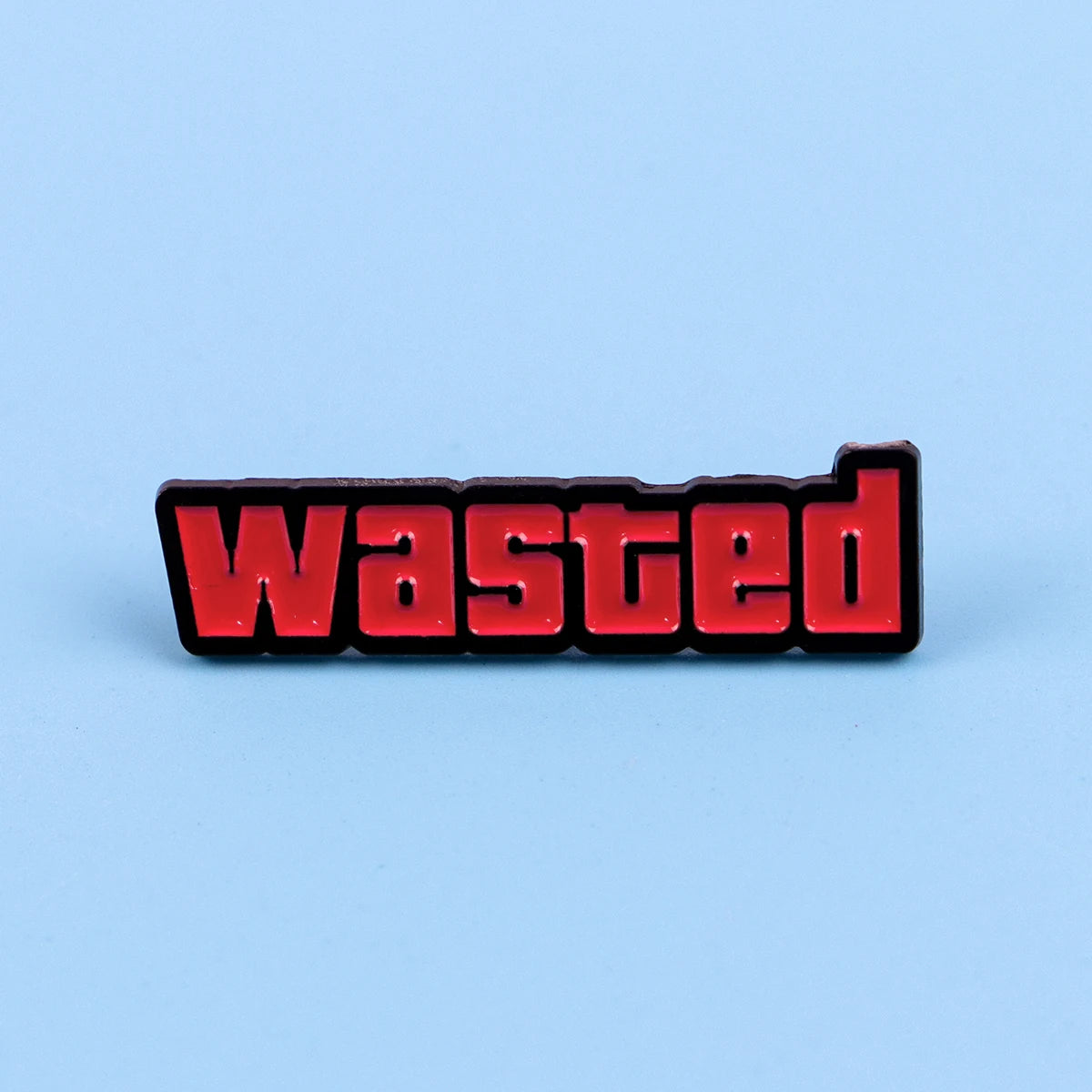 "wasted" Enamel Pin Funny Badges on Backpack Women's Brooches Hat Lapel Pins Cosplay Accessories Toys Gifts