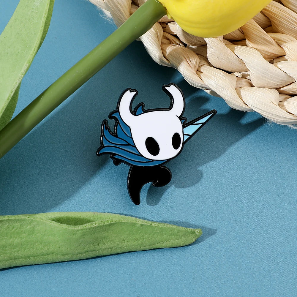 Hollow Knight Enamel Pins Cute Cartoon Metal Brooch Game Jewelry Badge for Backpack Pins Accessories Gifts
