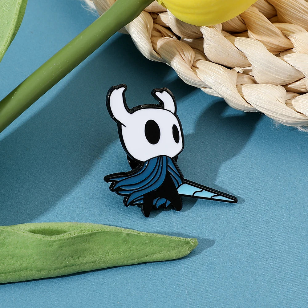 Hollow Knight Enamel Pins Cute Cartoon Metal Brooch Game Jewelry Badge for Backpack Pins Accessories Gifts