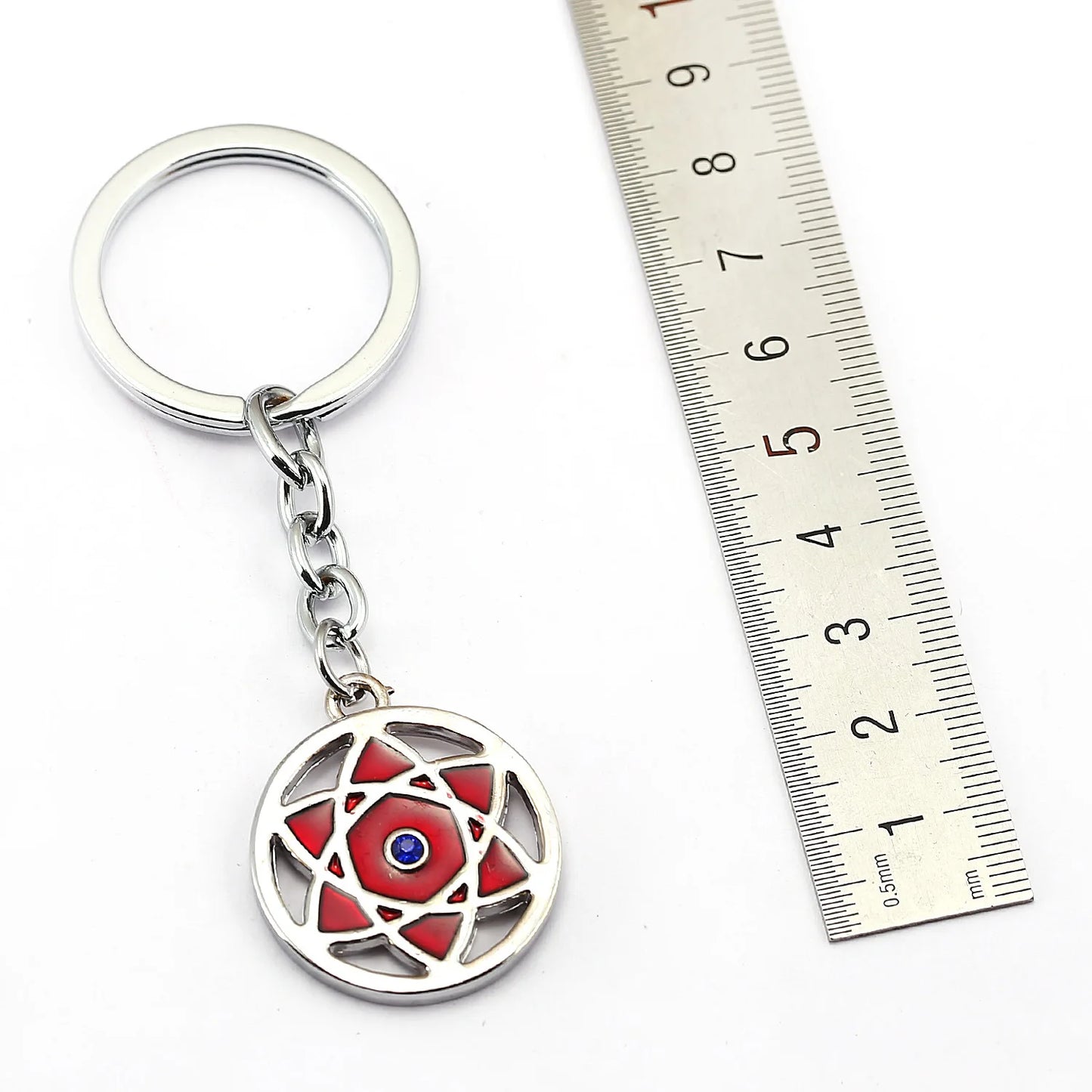 Anime Keychain Sasuke Key Chain Pendant Akatsuki Key Holder Charm Figure Chaveiro Jewelry Souvenir Gift for Fans