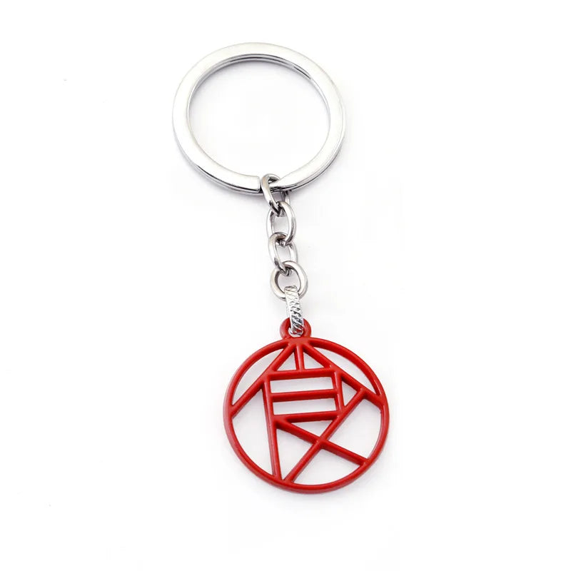 Anime Keychain Sasuke Key Chain Pendant Akatsuki Key Holder Charm Figure Chaveiro Jewelry Souvenir Gift for Fans