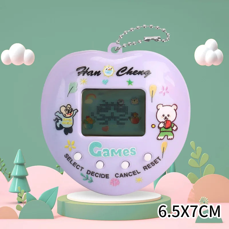 Virtual Pet Tamagotchi Toy in Russian Original German Spanish Polish Electronic Animals Kid Play Game Boy Pixel Pendant Keychain