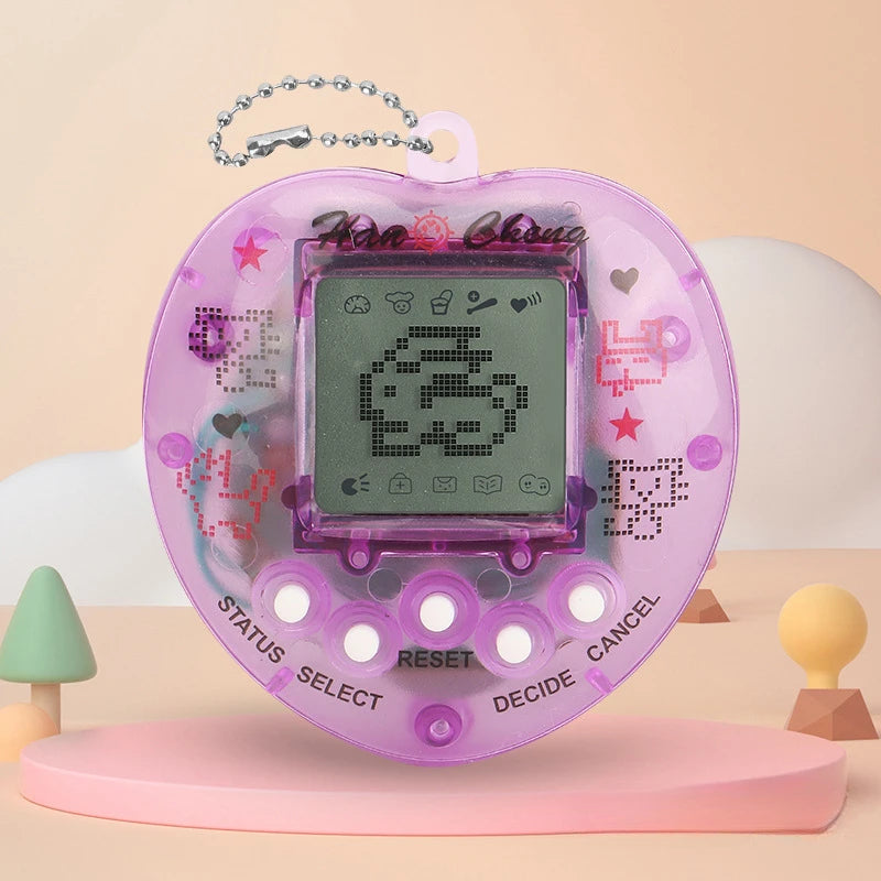 Virtual Pet Tamagotchi Toy in Russian Original German Spanish Polish Electronic Animals Kid Play Game Boy Pixel Pendant Keychain