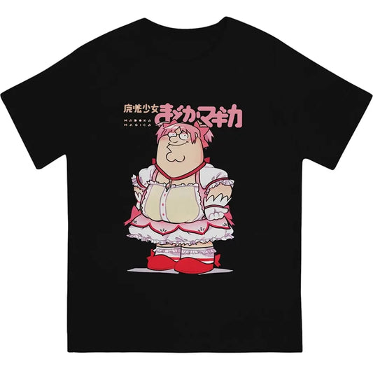 Funny Magical Girl Classic Men T Shirt women Puella Magi Madoka Magica Anime Tops tee Shirt Birthday Gifts short sleeve t-shirt