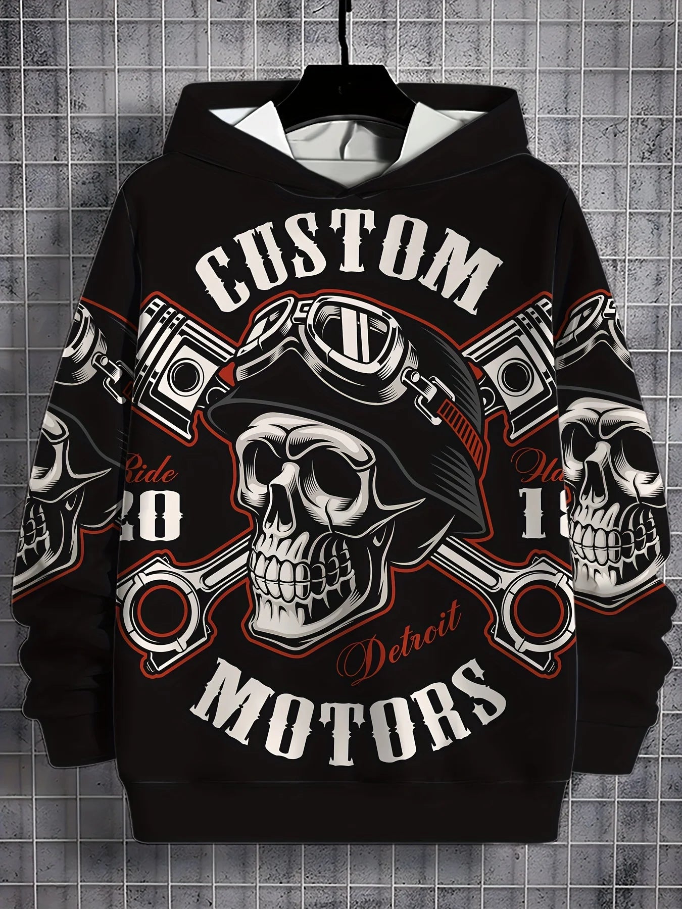 Autumn Skull and Rose 3D Print Hoodies Men Women Fashion Casual Sweatshirts Oversized Hoodie Pullovers Tracksuit Clothing