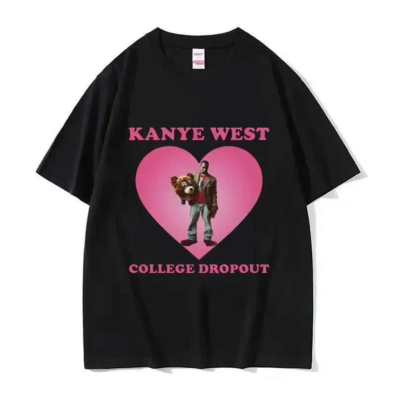 Funny Kanye West Meme T-Shirt Men's Fashion Vintage Hip Hop Rap Style Tshirt Men Women Short Sleeve T Shirt Streetwear