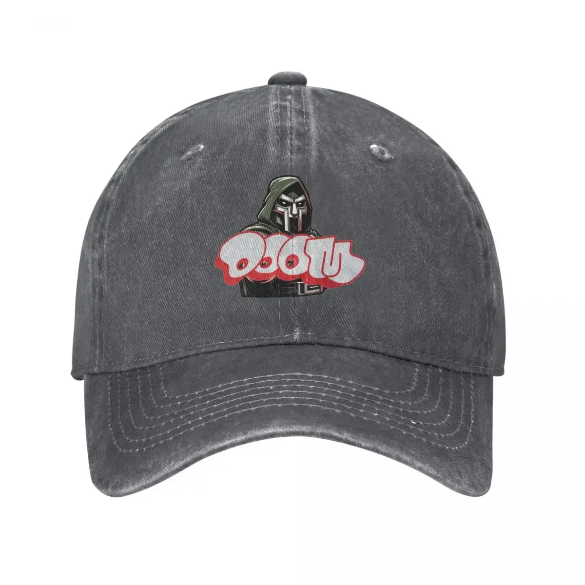 MF DOOM Unisex Retro Denim Washed Baseball Caps Men Cowboy Golf Hat Hiking Womens Trucker Cap