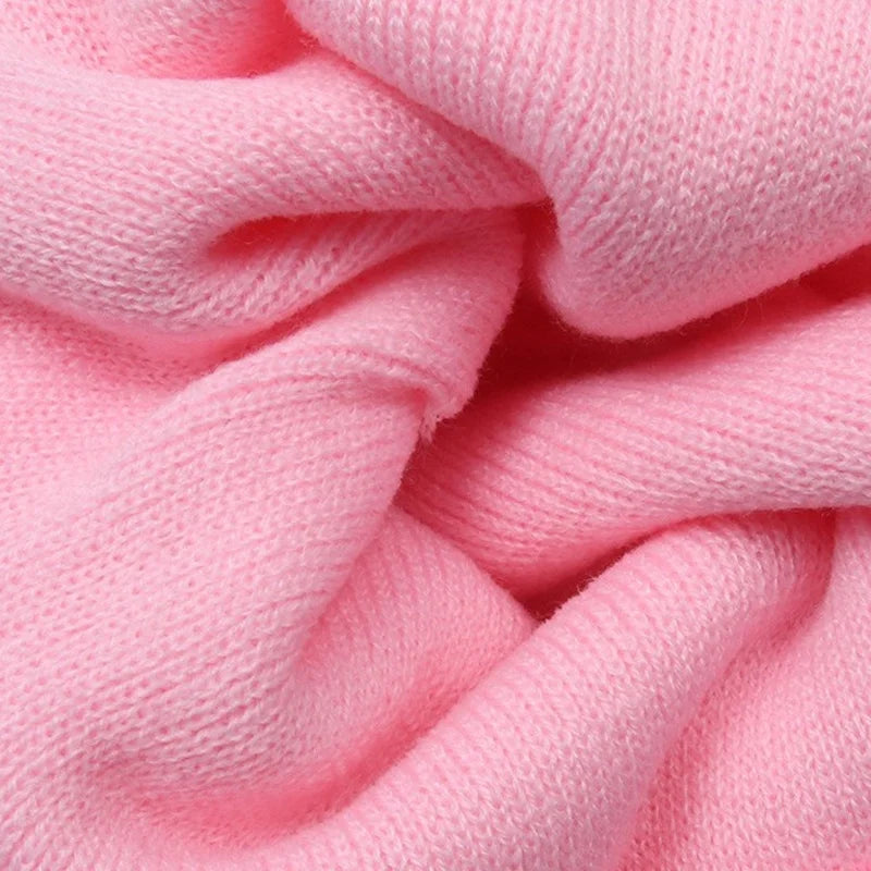 Big Eye Embroidery Elasticity Beanies Women's Cartoon Knitted Skull Caps Winter Warm Hip Hop Hats Men Crimping Melon Leather Hat