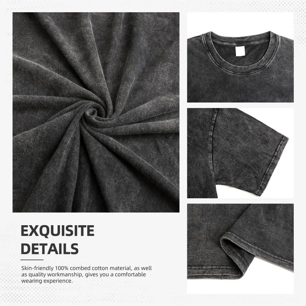 Quasimoto Madvillain Mf Doom Madlib Washed T Shirts Streetwear Fashion T-Shirt Men Women 100% Cotton Harajuku Graphic Tee Shirt