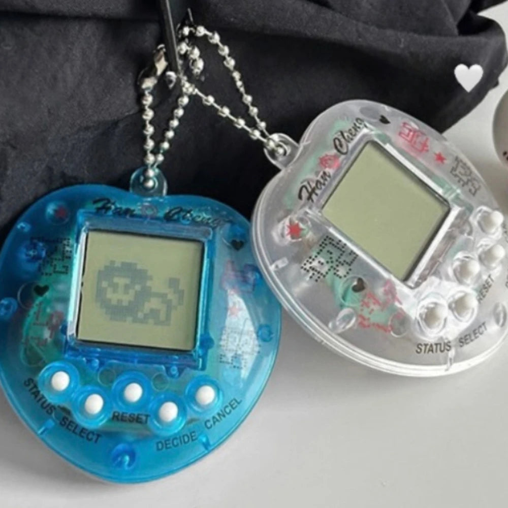Virtual Pet Tamagotchi Toy in Russian Original German Spanish Polish Electronic Animals Kid Play Game Boy Pixel Pendant Keychain