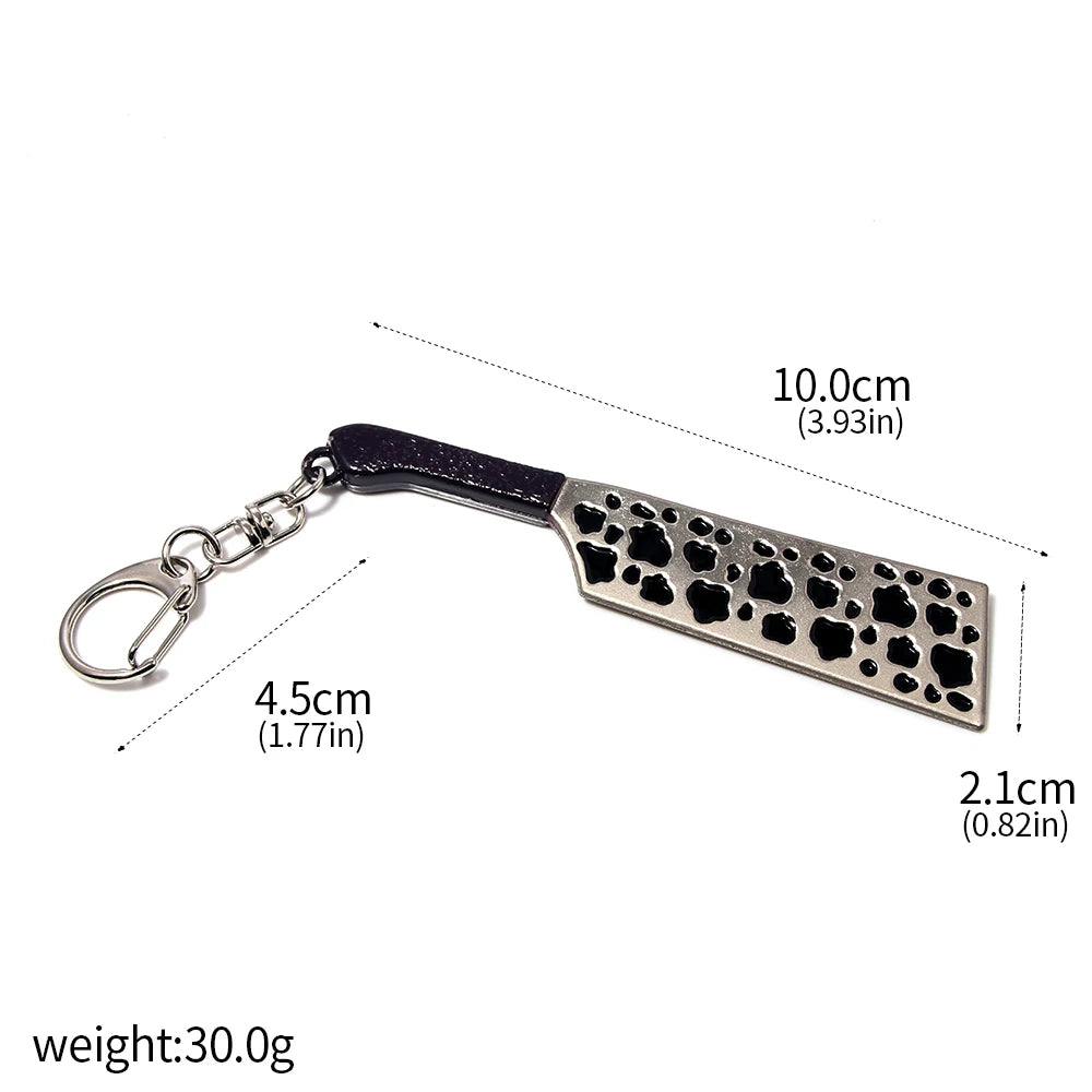 Anime Jujutsu Kaisen Keychain Nanami Kento Fushiguro Toji Weapon Model Pendant Keyring for Men Jewelry