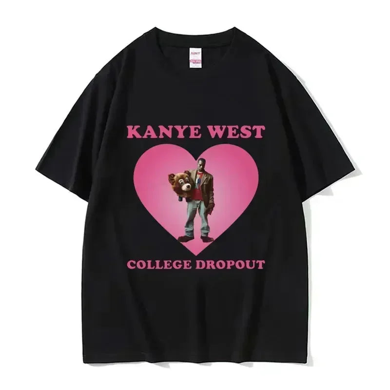 Funny Kanye West Meme T-Shirt Men's Fashion Vintage Hip Hop Rap Style Tshirt Men Women Short Sleeve T Shirt Streetwear