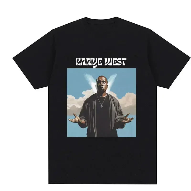 Funny Kanye West Meme T-Shirt Men's Fashion Vintage Hip Hop Rap Style Tshirt Men Women Short Sleeve T Shirt Streetwear