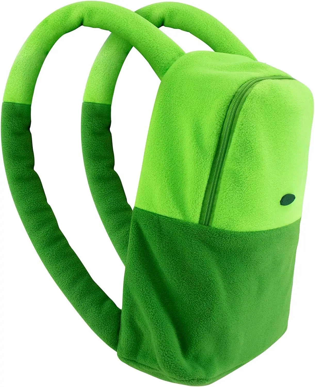 Plush Green Backpack Cartoon funny Cosplay Accessories Bag girls and boys school bag