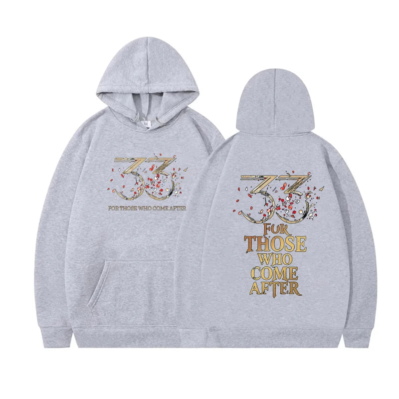 Skiing Clair Obscur Expedition 33 Hat Expedition 33 Hat Graphic Hat Fun Game Autumn and Winter Print 100% Pure Cotton Hoodie