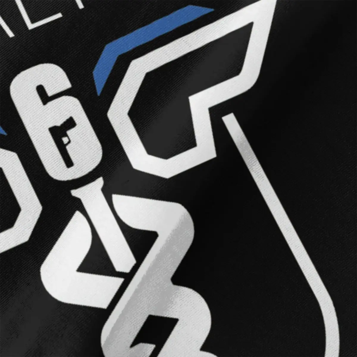 Harajuku Rainbow Six Siege Tees for Men Custom Print Short Sleeved Cotton Black O Neck Tee Shirt