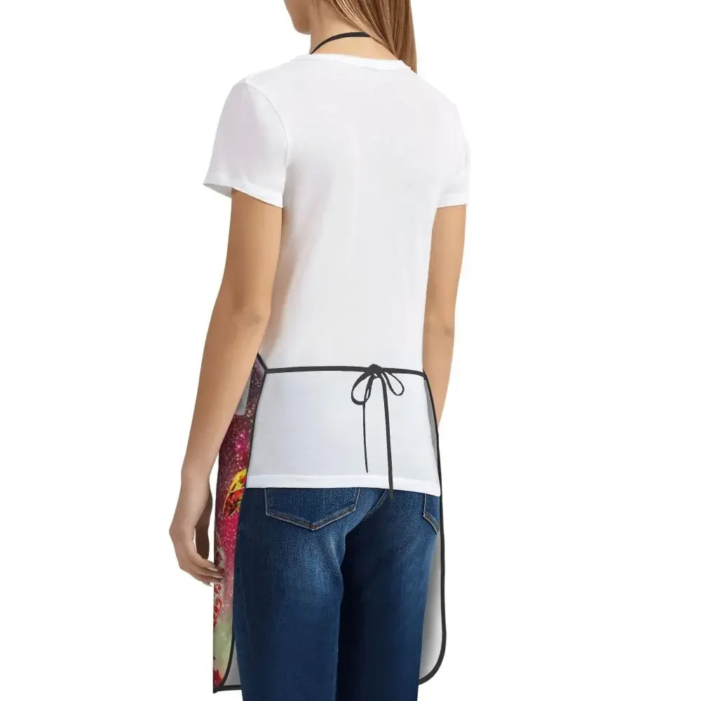 Unisex Space Pizza Cat Meme Bib Apron Adult Women Men Chef Tablier Cuisine for Cooking Kitchen Funny Animal Baking