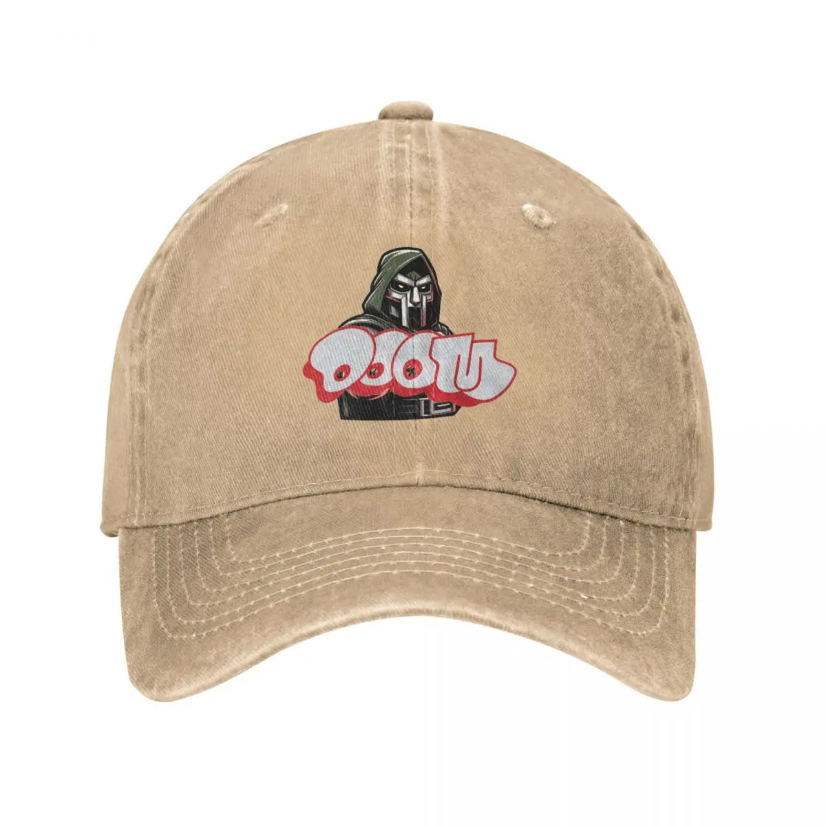 MF DOOM Unisex Retro Denim Washed Baseball Caps Men Cowboy Golf Hat Hiking Womens Trucker Cap