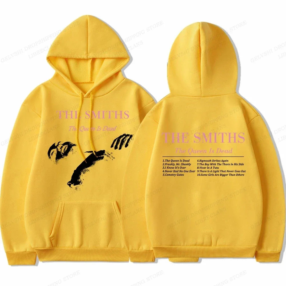 Men Fashion Hoodies Y2k Sweatshirts Women Sweats Rock Band Hoodies Boy Coats Sportwear Tracksuits Punk The Smiths Hoodies