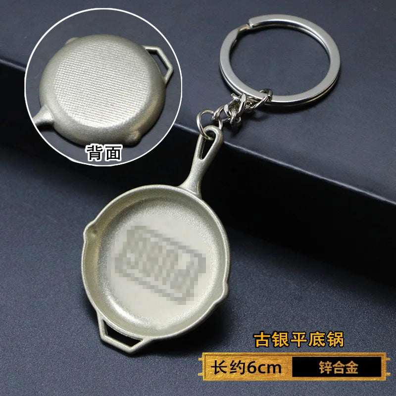 1pc Toy Gun Keychain, Alloy Toy Gun Model Pendant Car Key Chain Car Key Ring Gift For Men Boys