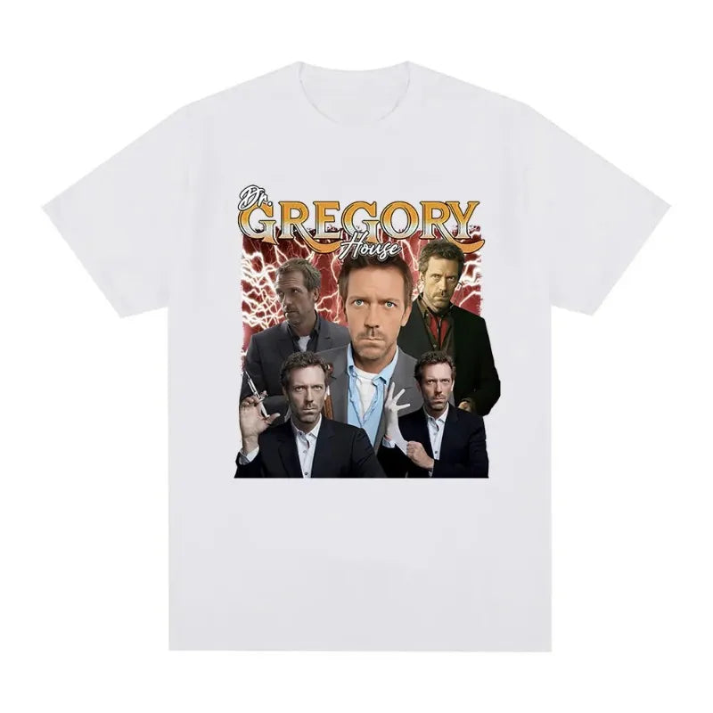 Dr Gregory House Md Funny Meme Graphic T Shirt Fashion Loose Short Sleeve T Shirts Men Women Clothing T-shirts
