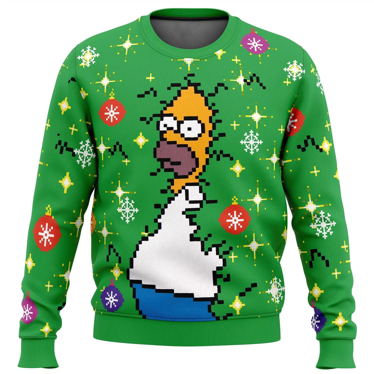 Homer Bush Meme The Simpsons Ugly Merry Christmas Sweater 2025 New Fashion Men Hoodie Pullover Spring Autumn Women Sweatshirt