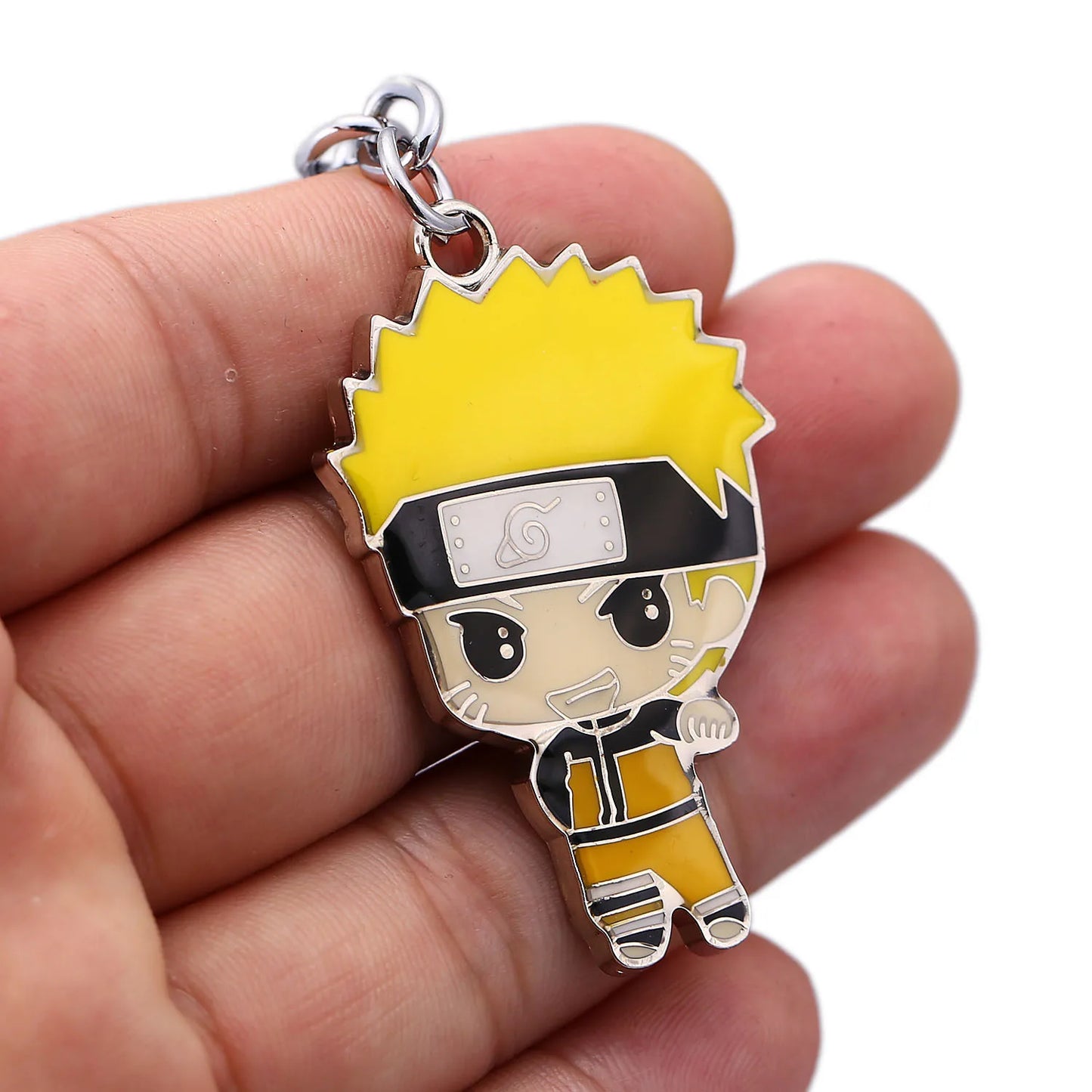 Anime Keychain Sasuke Key Chain Pendant Akatsuki Key Holder Charm Figure Chaveiro Jewelry Souvenir Gift for Fans