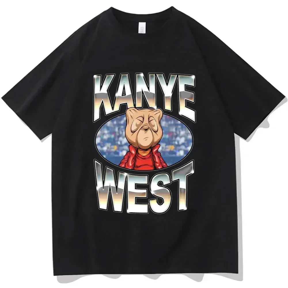 Funny Kanye West Meme T-Shirt Men's Fashion Vintage Hip Hop Rap Style Tshirt Men Women Short Sleeve T Shirt Streetwear