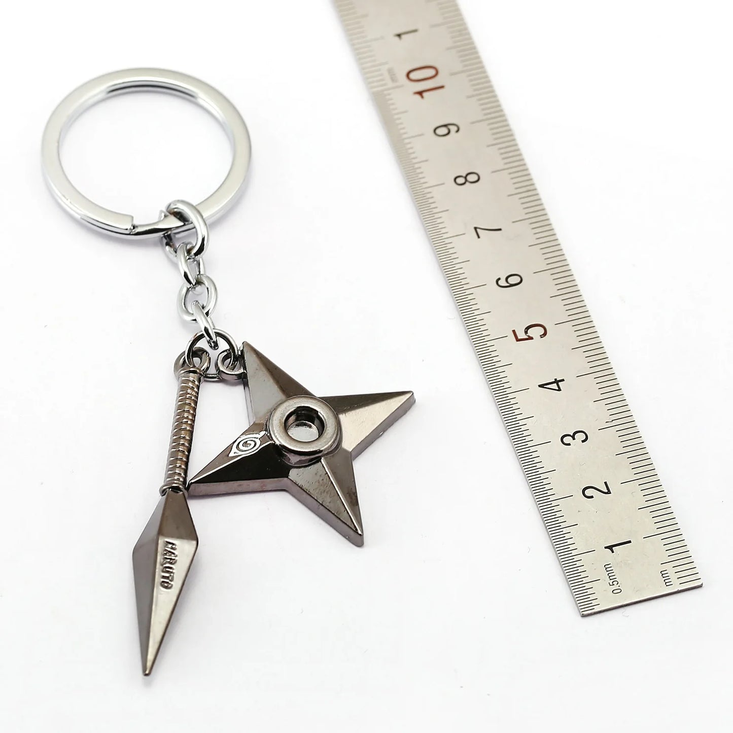 Anime Keychain Sasuke Key Chain Pendant Akatsuki Key Holder Charm Figure Chaveiro Jewelry Souvenir Gift for Fans