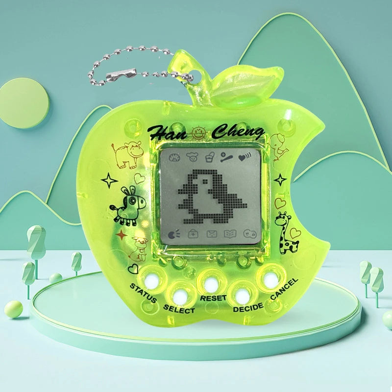 Virtual Pet Tamagotchi Toy in Russian Original German Spanish Polish Electronic Animals Kid Play Game Boy Pixel Pendant Keychain