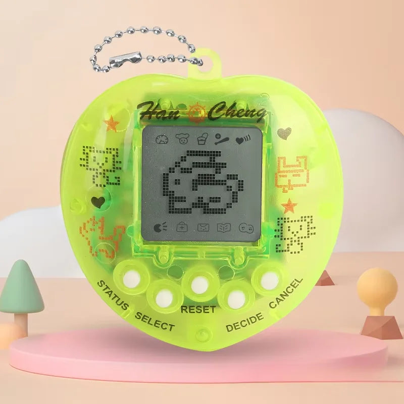 Virtual Pet Tamagotchi Toy in Russian Original German Spanish Polish Electronic Animals Kid Play Game Boy Pixel Pendant Keychain