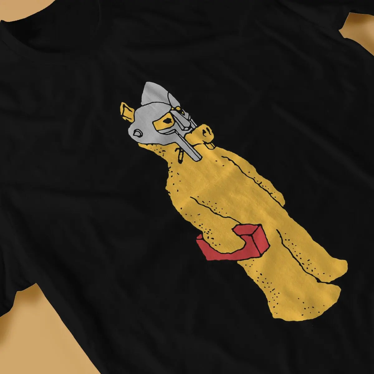 Quasimoto Funny Comic Interesting Newest TShirt for Men Brick and Mask Round Neck Pure Cotton T Shirt Personalize Gift Clothes