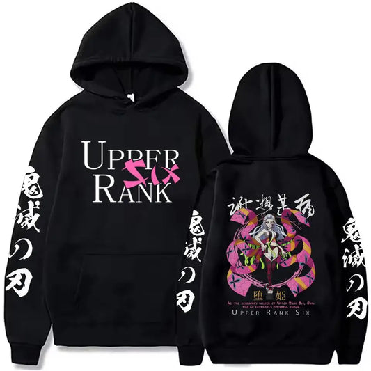 New Hot Selling Men's Hoodie Autumn And Winter Demon Slayer Uzui Tengen Anime Character Print Sweatshirt Street Retro Unisex Top