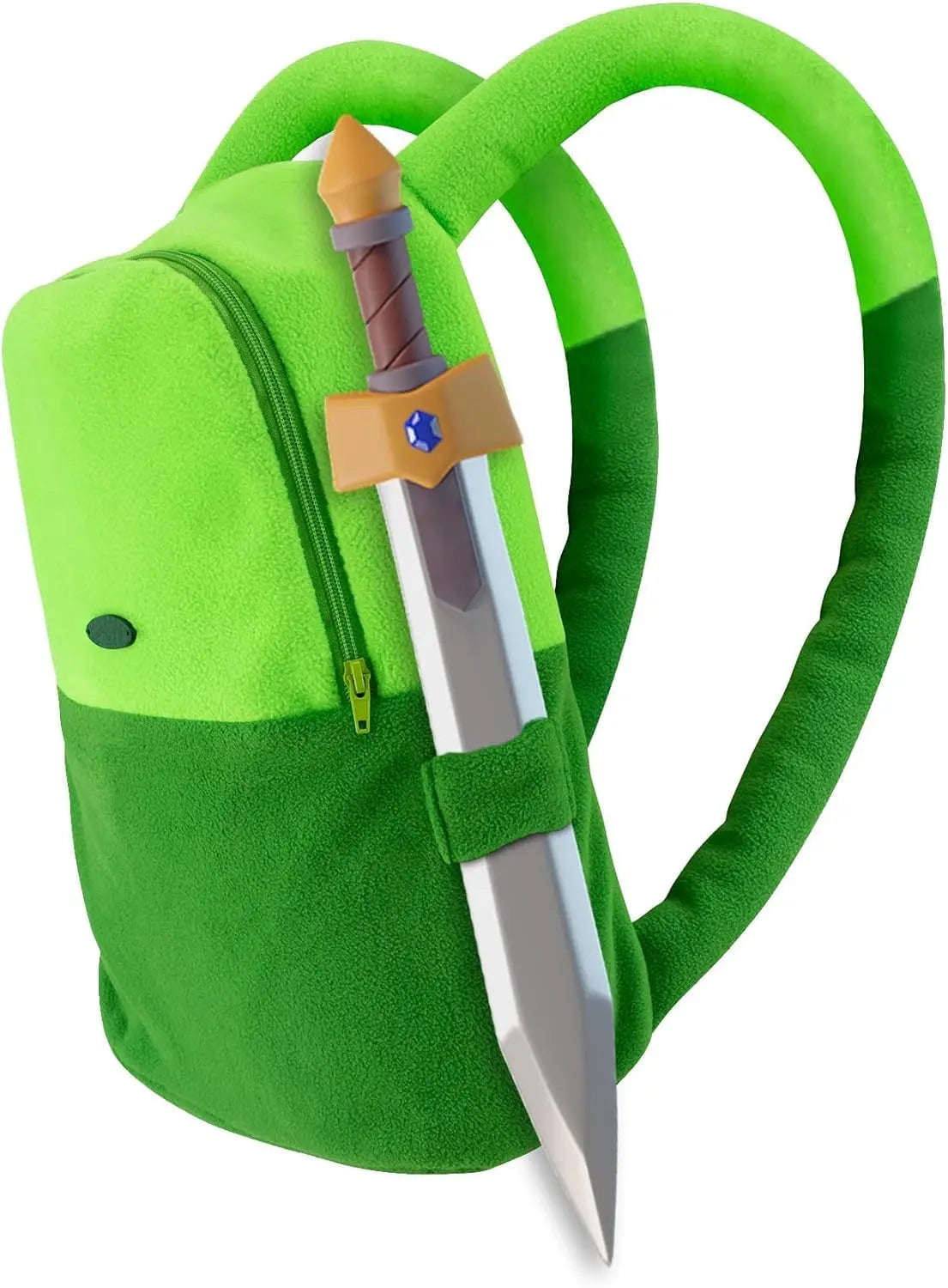 Plush Green Backpack Cartoon funny Cosplay Accessories Bag girls and boys school bag