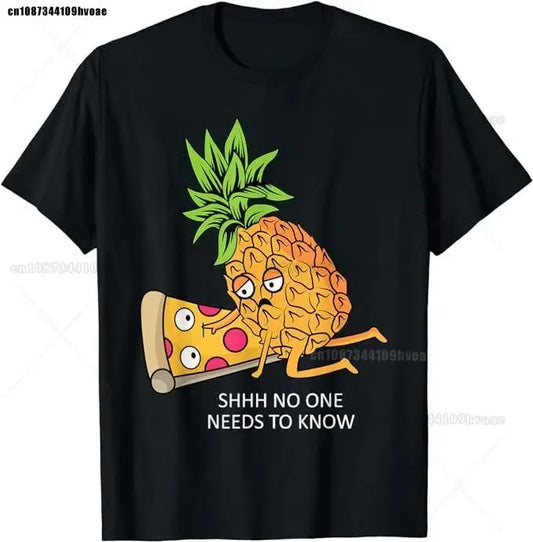 Pineapple Belongs on Pizza Lover Funny Food Pun T-Shirt  t shirt women  shirts  men  women clothing