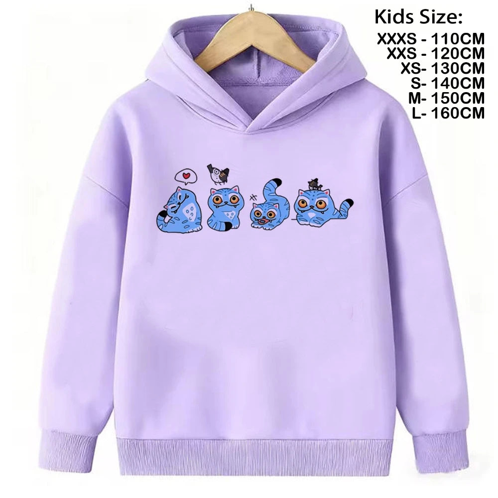 KPop Demon Hunters Hoodies Teenage Girls Boys Rumi KPop Demon Hunters Hoody Autumn Casual Long Sleeve Children Clothing