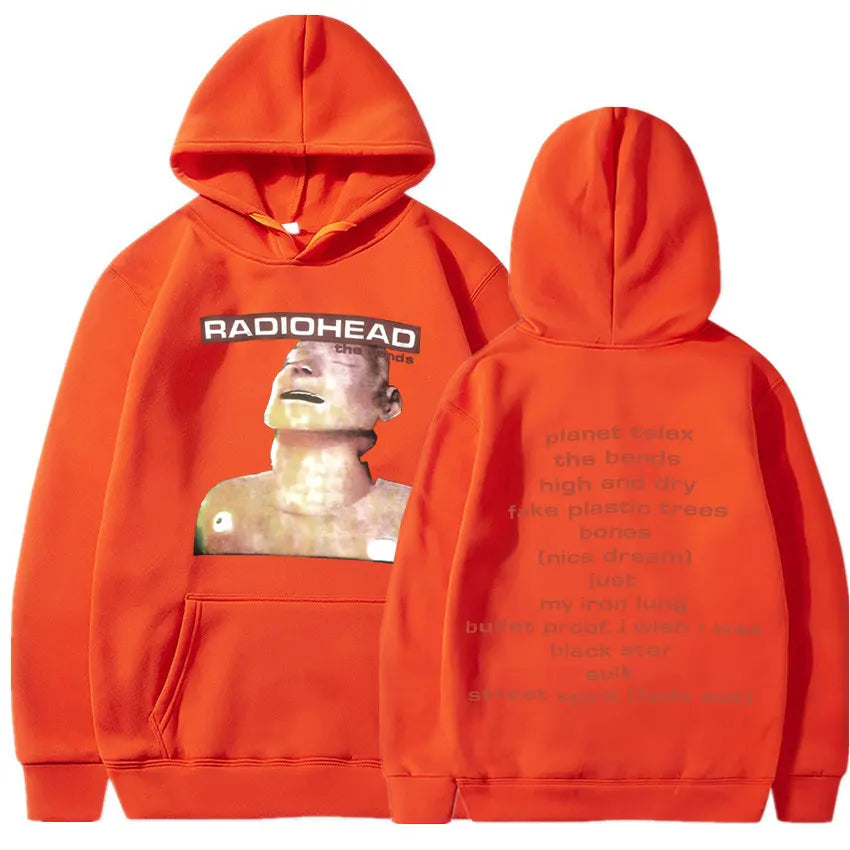 Vintage Rock Band Radiohead Hoodie Hip Hop Everything Music Album Print Sweatshirt Harajuku Streetwear Oversize Hoodies Teens