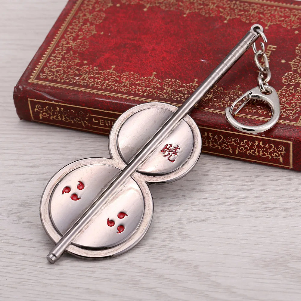 Anime Keychain Sasuke Key Chain Pendant Akatsuki Key Holder Charm Figure Chaveiro Jewelry Souvenir Gift for Fans