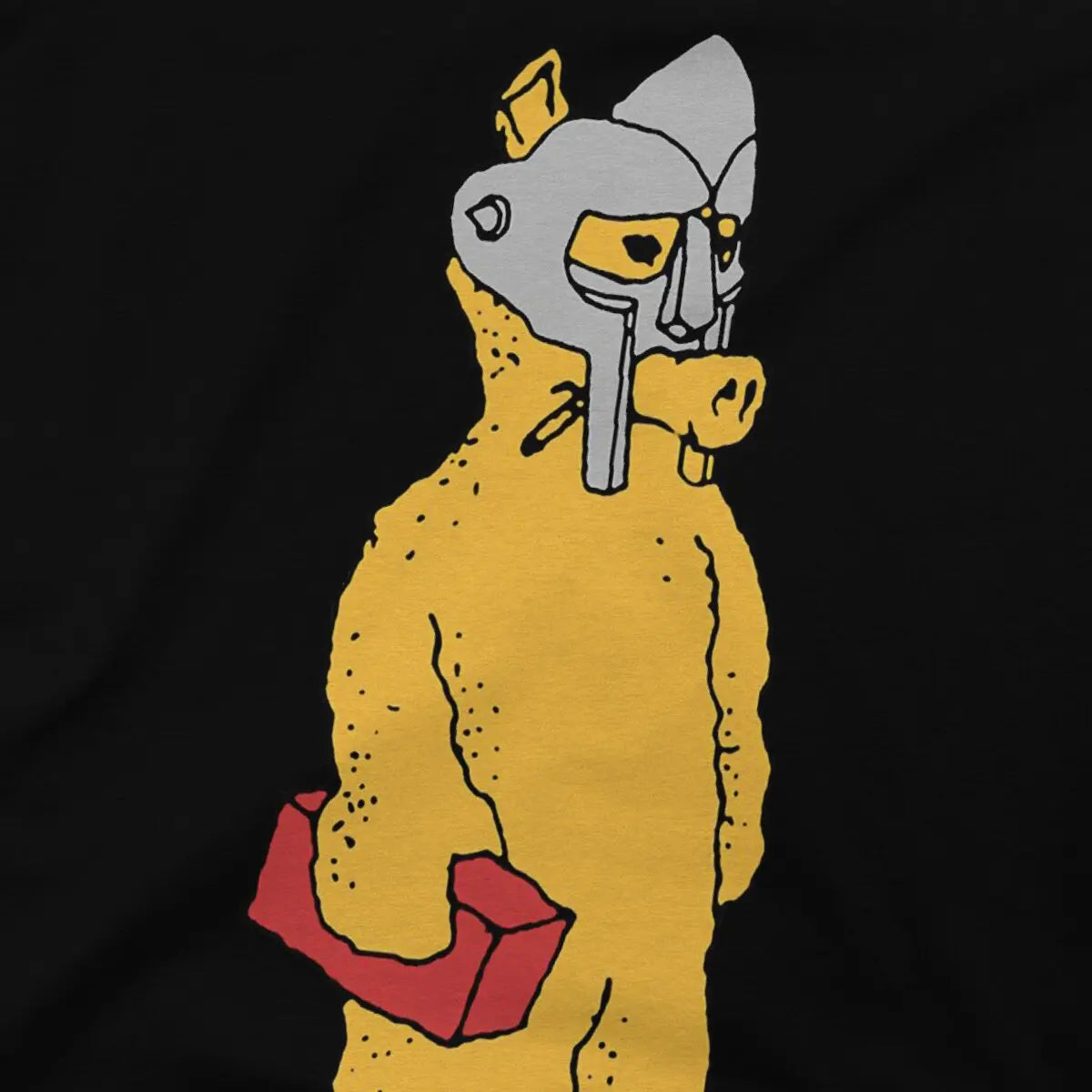 Quasimoto Funny Comic Interesting Newest TShirt for Men Brick and Mask Round Neck Pure Cotton T Shirt Personalize Gift Clothes