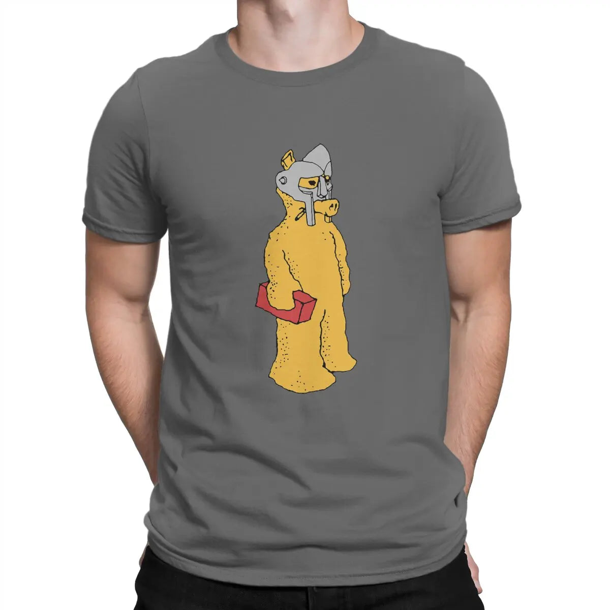 Quasimoto Funny Comic Interesting Newest TShirt for Men Brick and Mask Round Neck Pure Cotton T Shirt Personalize Gift Clothes
