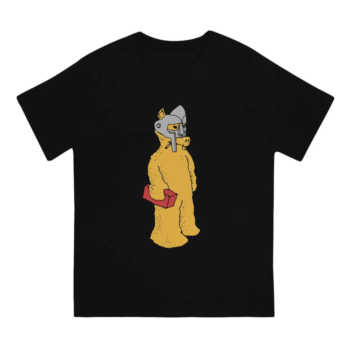 Quasimoto Funny Comic Interesting Newest TShirt for Men Brick and Mask Round Neck Pure Cotton T Shirt Personalize Gift Clothes