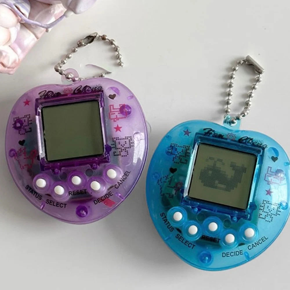 Virtual Pet Tamagotchi Toy in Russian Original German Spanish Polish Electronic Animals Kid Play Game Boy Pixel Pendant Keychain