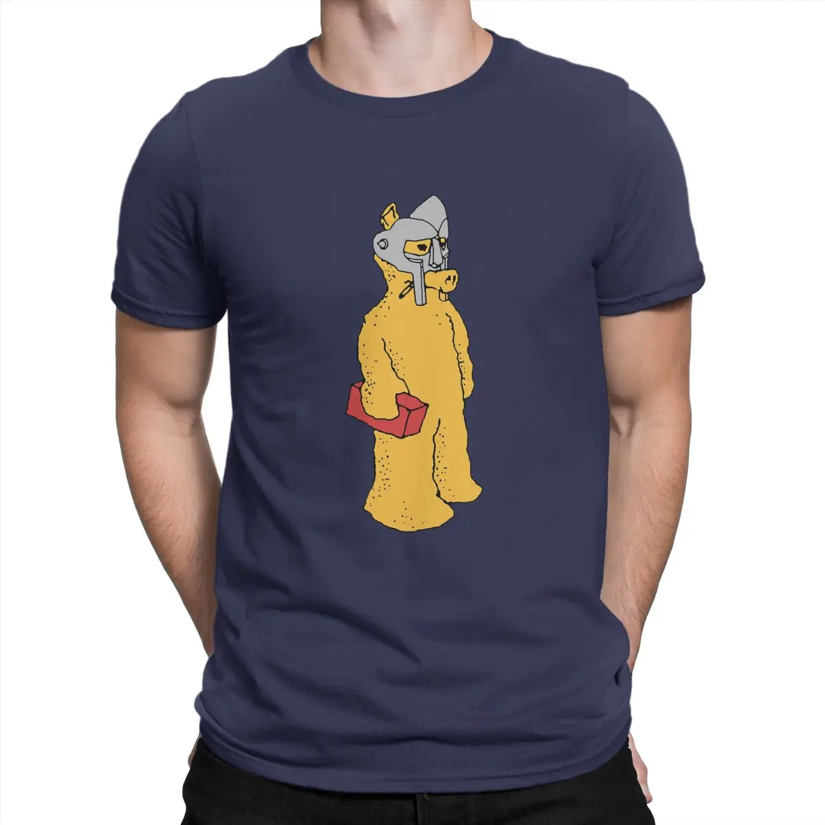 Quasimoto Funny Comic Interesting Newest TShirt for Men Brick and Mask Round Neck Pure Cotton T Shirt Personalize Gift Clothes