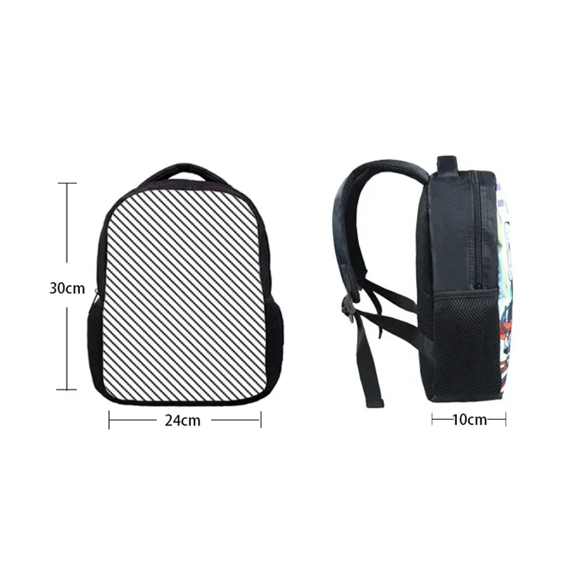 12inch Funny Italian Brainrot Small Backpack for 2-4 Years Old Tralalero Tralala Kids Baby Cartoon School Bags Children Bookbag